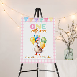 Ein Albernes Goose Girl 1. Geburtstag Begrüßungsze