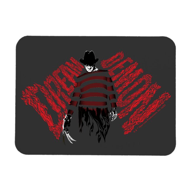 Ein Albtraum an der Elm Street | Dream Demon Fredd Magnet (Horizontal)