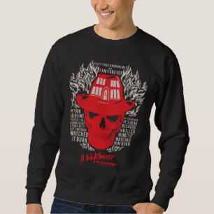 Ein Albtraum an der Elm Street Sie versuchten, m Sweatshirt