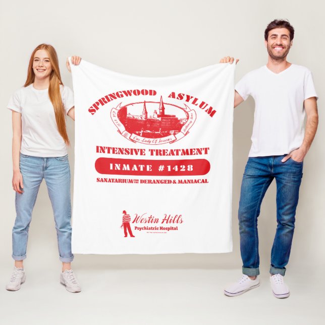 Ein Albtraum an der Elm Street | Springwood Asyl Fleecedecke (Beispiel)