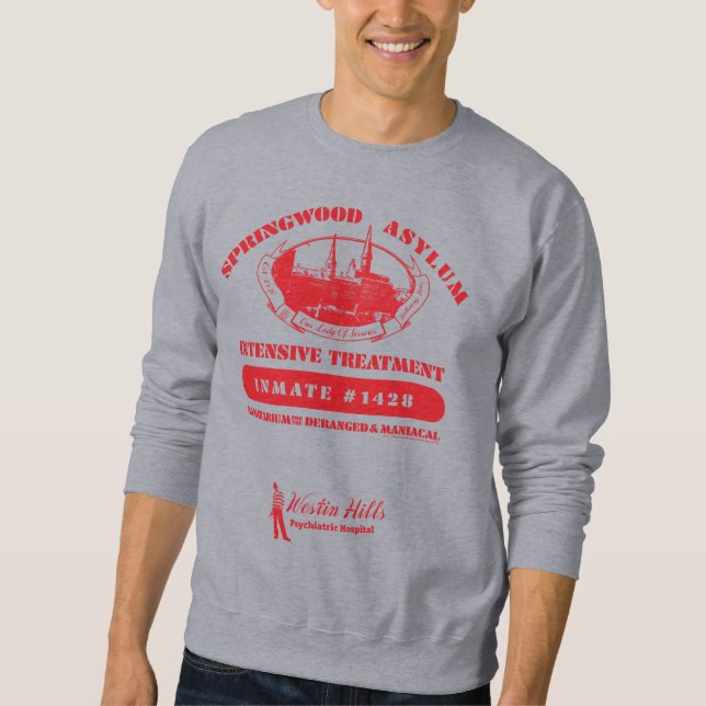 Ein Albtraum an der Elm Street | Springwood Asyl Sweatshirt (Vorderseite)