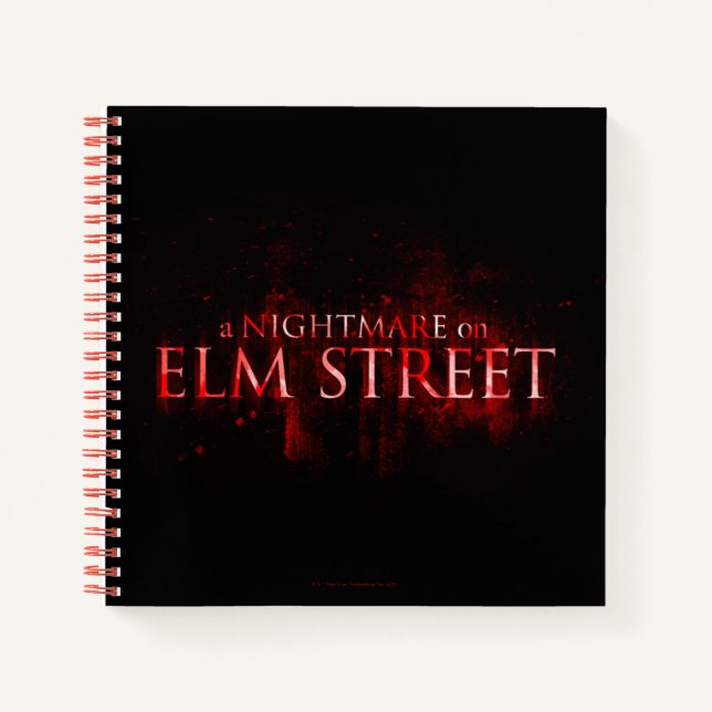 Ein Albtraum an der Elm Street | Text Notizbuch (Vorderseite)