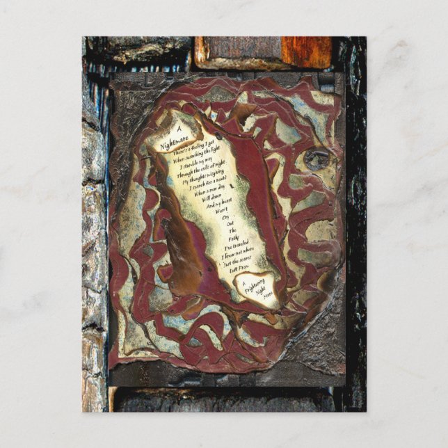 Ein Albtraum Postkarte (Vorderseite)