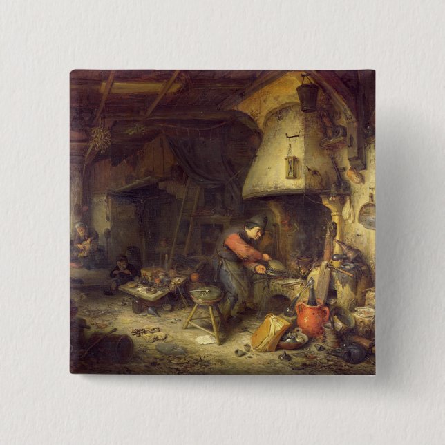 Ein Alchemist, 1611 Button (Vorderseite)
