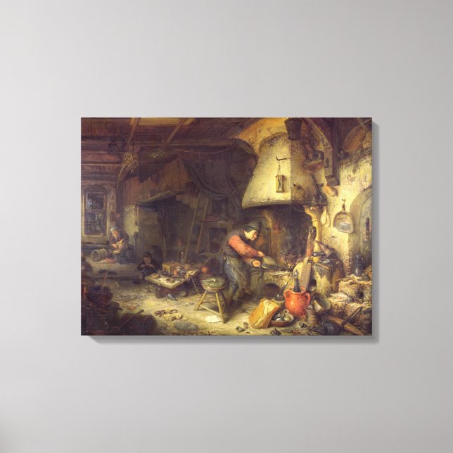 Ein Alchemist, 1611 Leinwanddruck (Vorderseite)