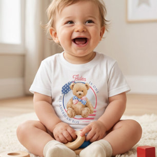 Ein All American Boy zum 1. Geburtstag Baby T-shirt