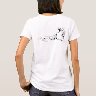 Ein Alligator Line Art T - Shirt verwerfen