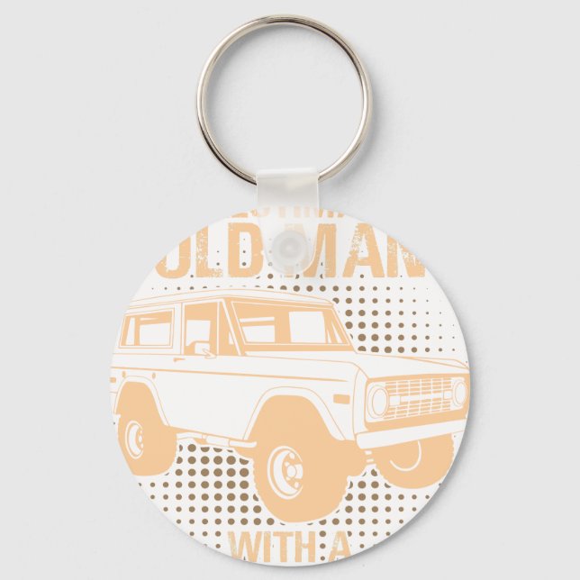 Ein alter Ford Bronco Schlüsselanhänger (Vorderseite)