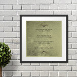 EIN ALTER IRISCHER WEDD, der einen gebeutelten Dam Poster<br><div class="desc">Irish Gifts</div>