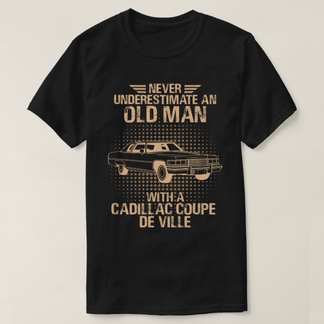 Ein alter Mann Cadillac Coupe de Ville T-Shirt (Design vorne)