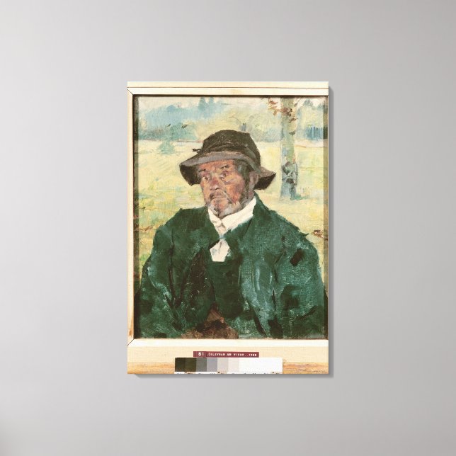 Ein alter Mann, Celeyran, 1882 Leinwanddruck (Vorderseite)