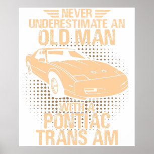 Ein alter Mann Pontiac Trans Am 1991 Gta Poster