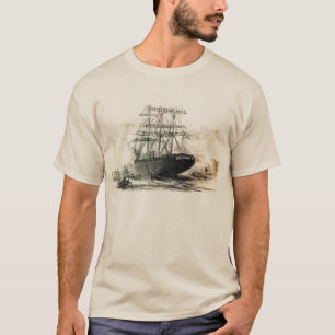 ein altes altes hölzernes Schiff T-Shirt