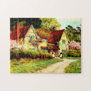 Ein altes Buckinghamshire-Haus von Helen Allingham Puzzle