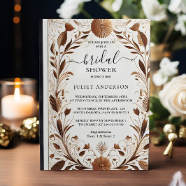 Ein altes englisches Retro Book Club Cover Brautpa Einladung