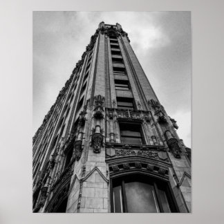 Ein altes Hotel in San Antonio Poster