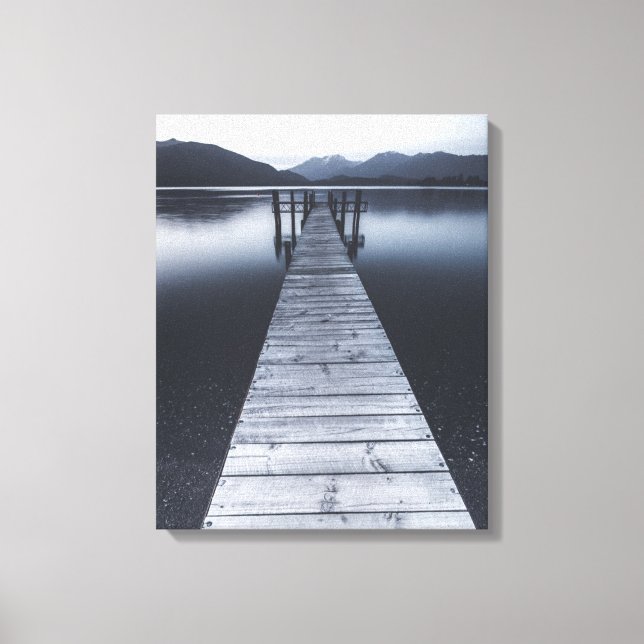 Ein altes Pier-Portrait Leinwanddruck (Vorderseite)