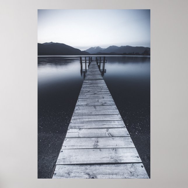 Ein altes Pier-Portrait Poster (Vorne)