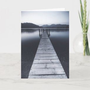 Ein altes Pier-Porträt Karte