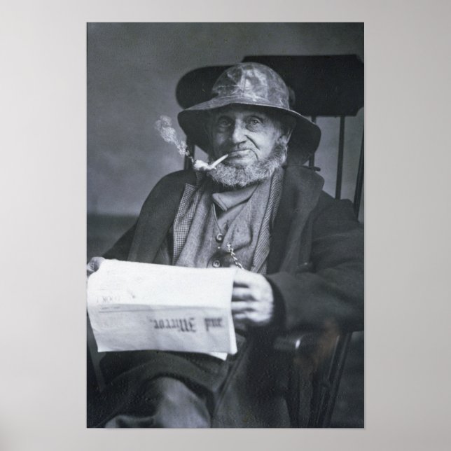 Ein altes Salz Poster (Vorne)