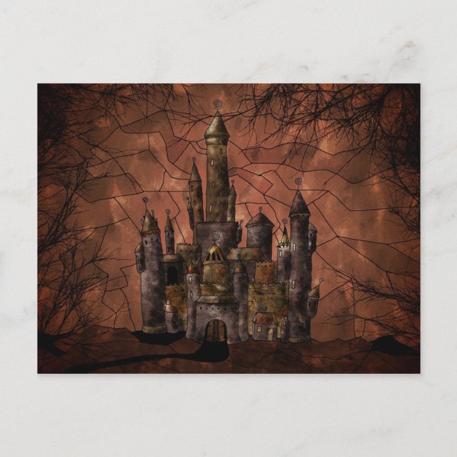 Ein altes Schloss Postkarte (Vorderseite)