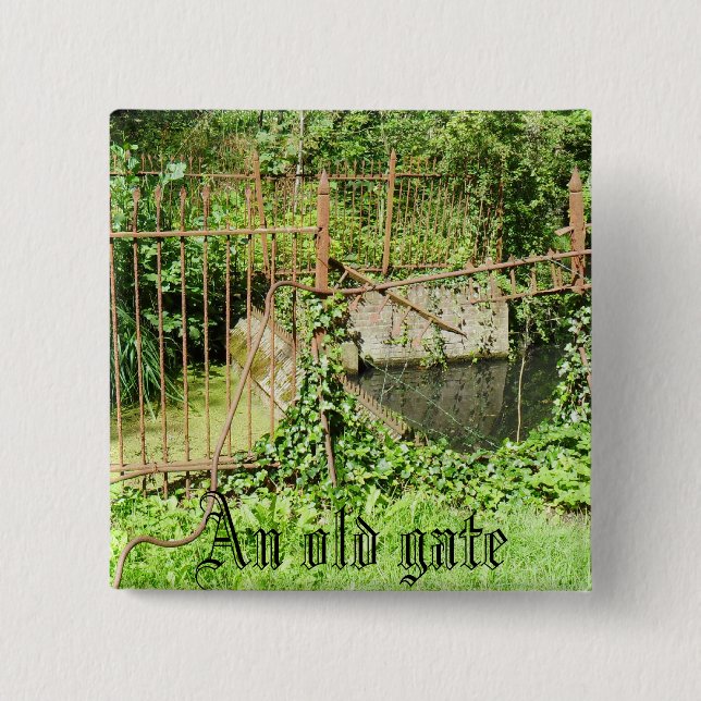 Ein altes Tor Button (Vorderseite)