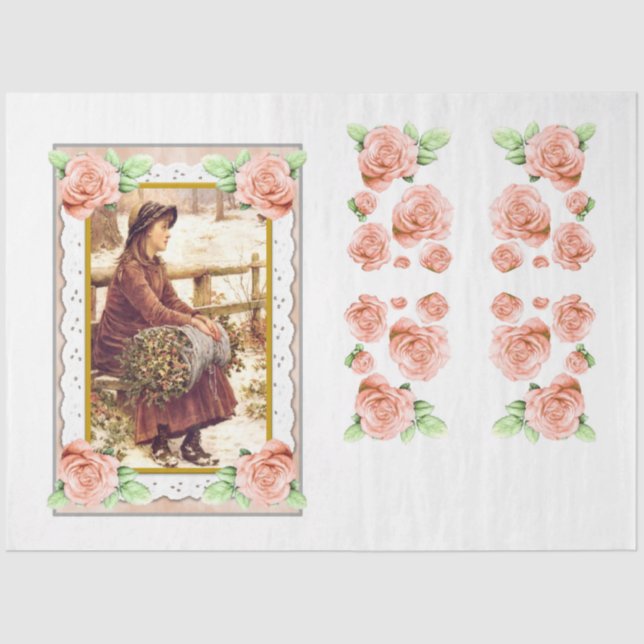 Ein altes Weihnachtsdesign 11 Seidenpapier (Vorderseite)