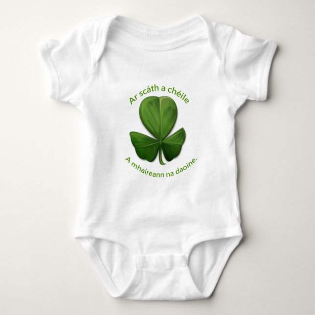 Ein altirisches Sprichwort Baby Strampler (Vorderseite)