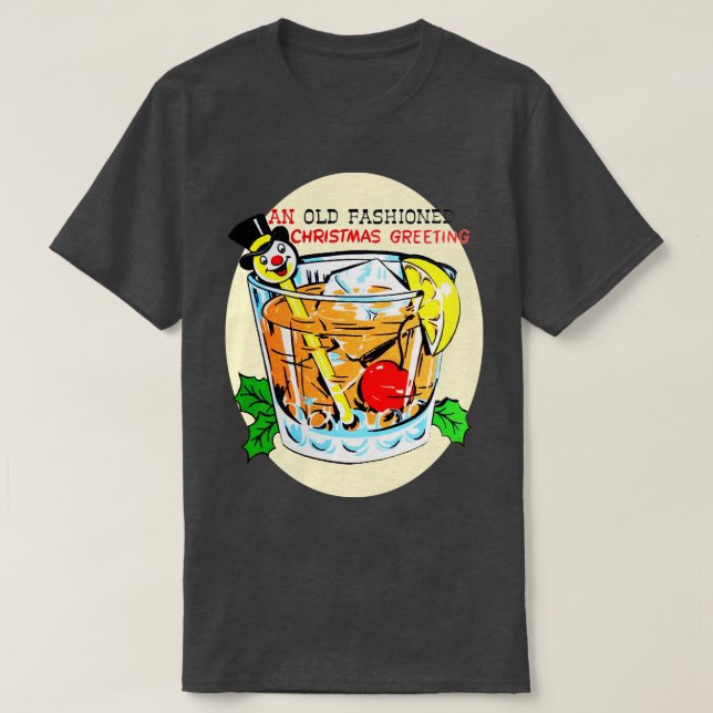 Ein altmodischer Weihnachtsgruß T-Shirt (Design vorne)