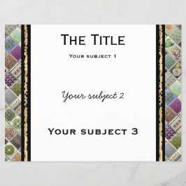 Ein altmodisches Poster Flyer