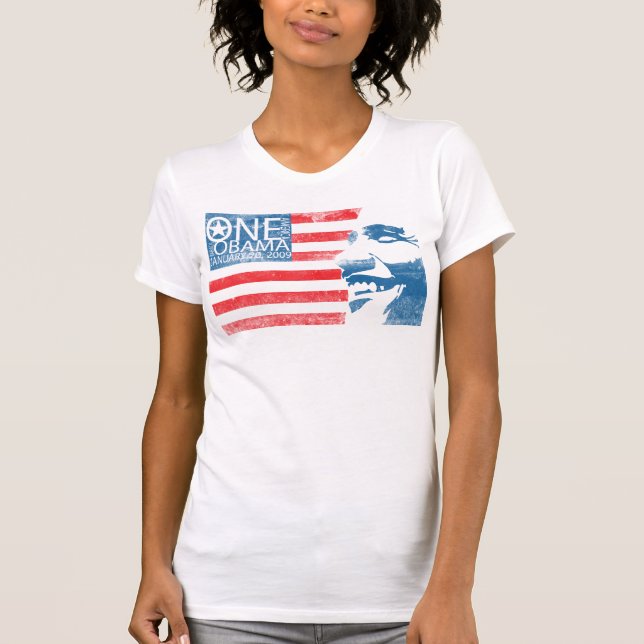 Ein Amerika Retro T-Shirt (Vorderseite)