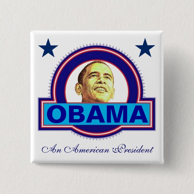Ein amerikanischer Präsident Button (Vorderseite)