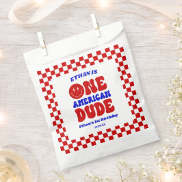 Ein amerikanischer Typ 4. Juli 1. Geburtstag Party Geschenktütchen