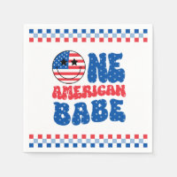 Ein amerikanisches Babe 4. Juli 1. Geburtstag