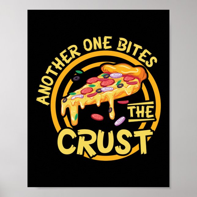 Ein anderer bittet den Crust Funny Pizza Pun Poster (Vorne)