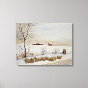 Ein anderer harter Winter Leinwanddruck