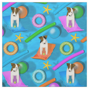 ein anderes Parson Jack Russell Terrier Pool Party Stoff