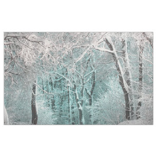 Ein anderes Winter-Märchenland Stoff