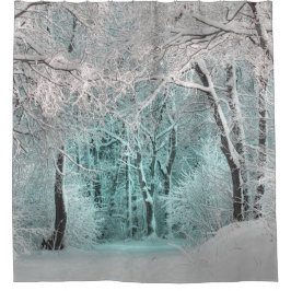 Ein anderes Winterwunderland Duschvorhang