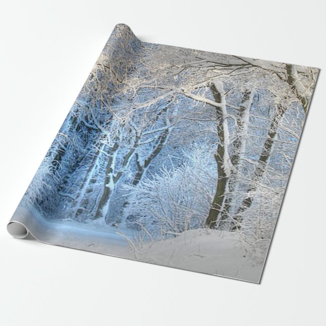 ein anderes Winterwunderland Geschenkpapier (Ungerollt)