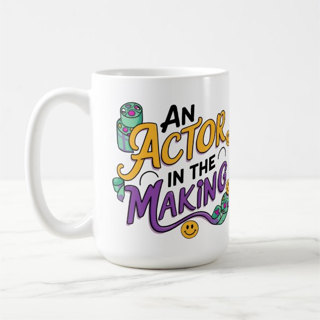 Ein angehender Schauspieler Kaffeetasse (Links)