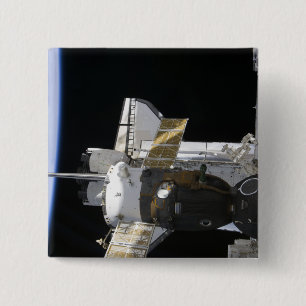 Ein angekoppeltes Soyuz Raumfahrzeug Button