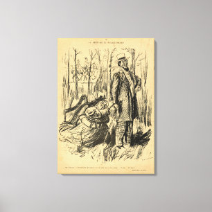 Ein Angriff auf Bescheidenheit oder Herrn Leinwanddruck