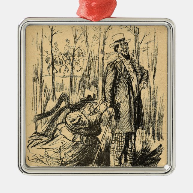 Ein Angriff auf Bescheidenheit oder Herrn Silbernes Ornament (Vorne)