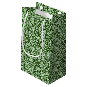 Ein antiker Blumendamast Kleine Geschenktüte