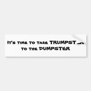 Ein Antitrumpf-Autoaufkleber Autoaufkleber