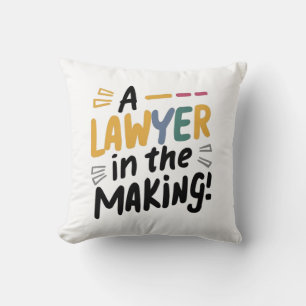 Ein Anwalt in der Geburt Kissen