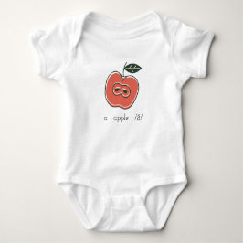 ein Apfel /ă/ Baby-Bodysuit Baby Strampler