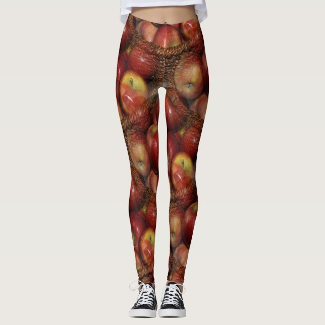 Ein Apfel am Tag... Leggings (Vorderseite)