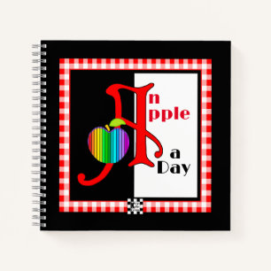 Ein Apfel am Tag Notizbuch